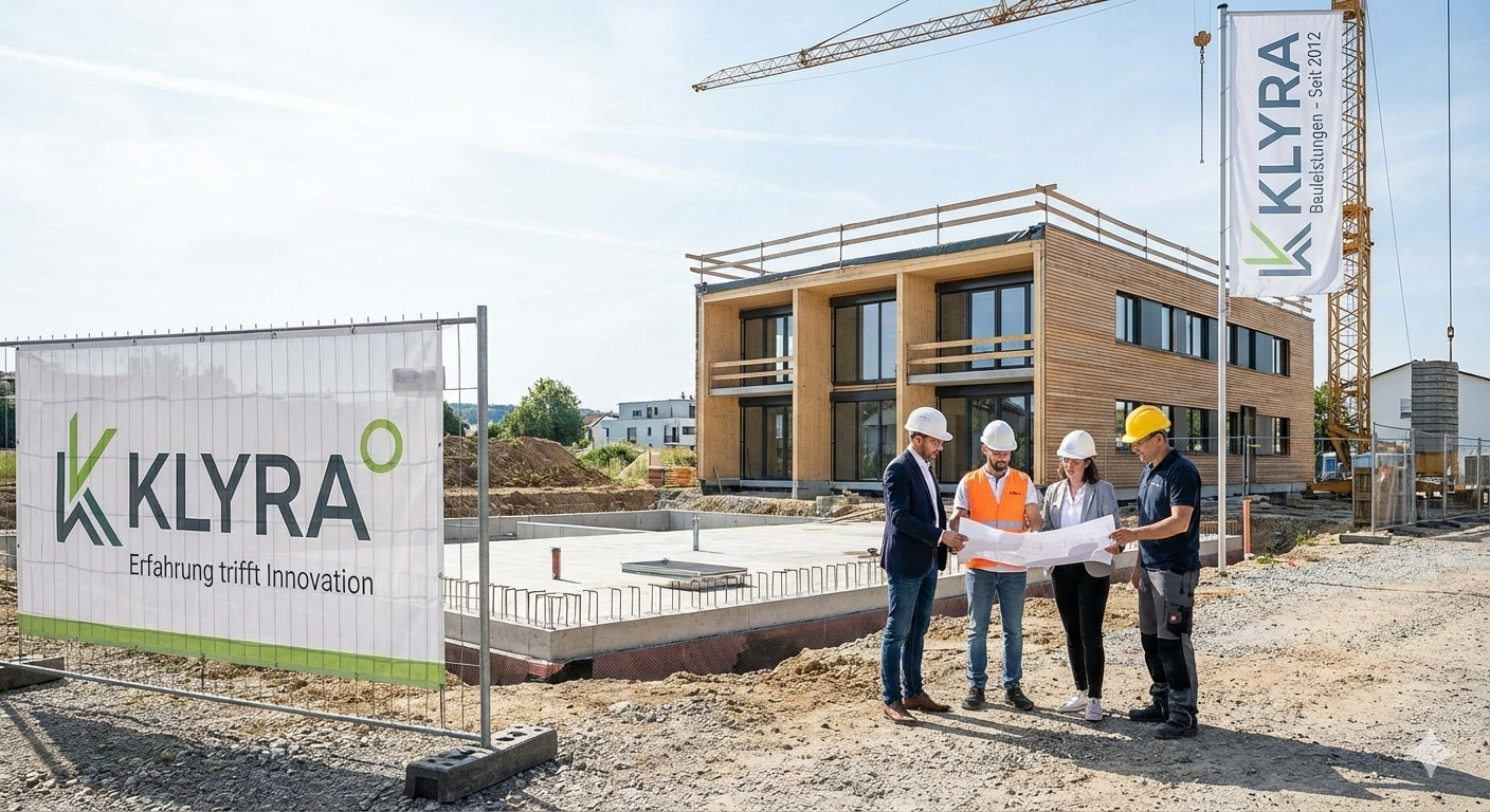 KLYRA Bauteam vor Ort